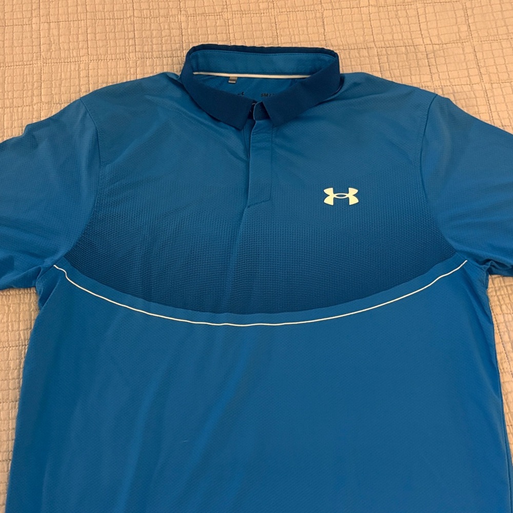 Under Armour Men's Vibrant Blue Polo